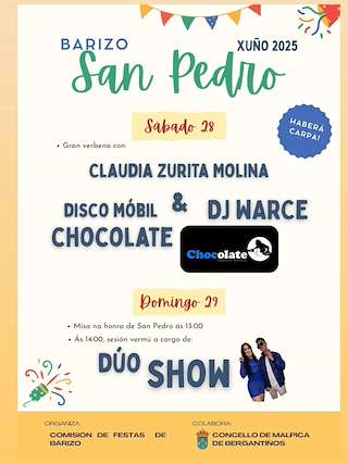 Fechas, información, programa, cartel, imágenes, mapa y ubicación de San Pedro de Barizo  en  Malpica de Bergantiños