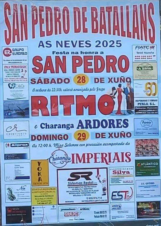 San Pedro de Batalláns en As Neves