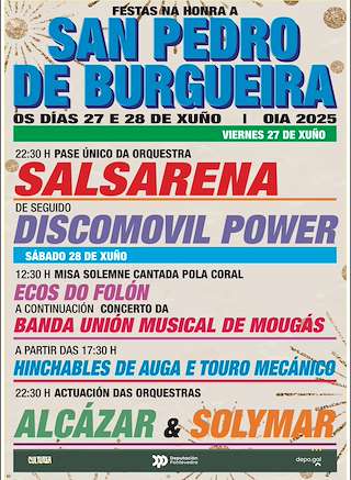 Fechas, información, programa, cartel, imágenes, mapa y ubicación de San Pedro de Burgueira  en  Oia