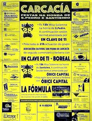 Fechas, información, programa, cartel, imágenes, mapa y ubicación de San Pedro de Carcacía  en  Padrón