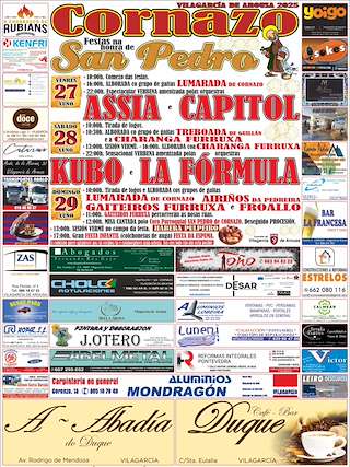 Fechas, información, programa, cartel, imágenes, mapa y ubicación de San Pedro de Cornazo  en  Vilagarcía de Arousa