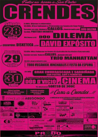 Fechas, información, programa, cartel, imágenes, mapa y ubicación de San Pedro de Crendes  en  Abegondo