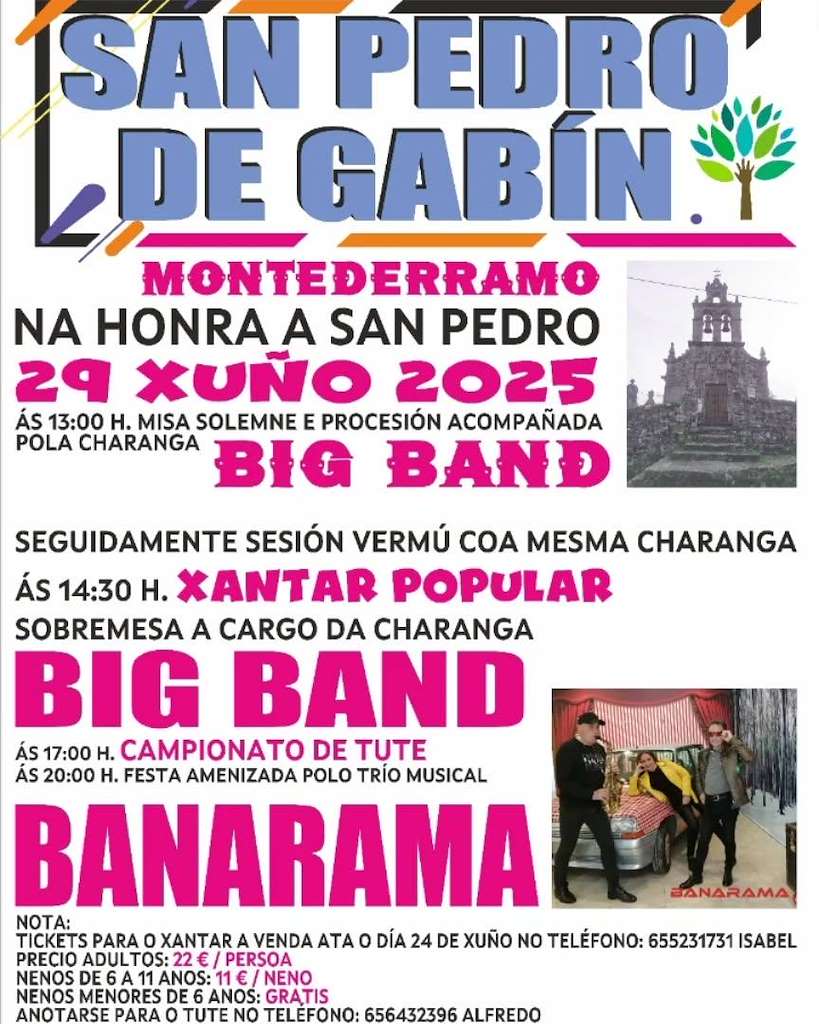 San Pedro de Gabín  en Montederramo