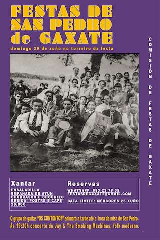 Fechas, información, programa, cartel, imágenes, mapa y ubicación de San Pedro de Gaxate  en  A Lama