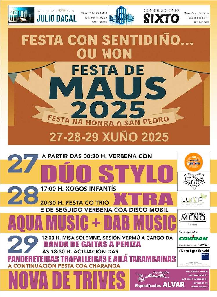 San Pedro de Maus en Vilar de Barrio