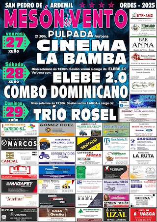 Fechas, información, programa, cartel, imágenes, mapa y ubicación de San Pedro de Mesón do Vento  en  Ordes