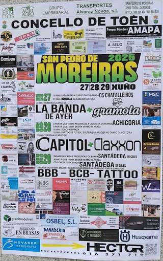 Fechas, información, programa, cartel, imágenes, mapa y ubicación de San Pedro de Moreiras  en  Toén