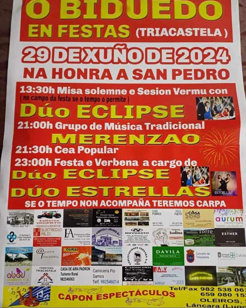 San Pedro de O Biduedo en Triacastela