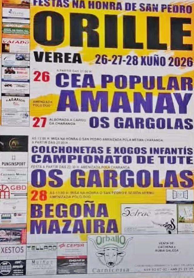 San Pedro de Orille  (2026) en Verea