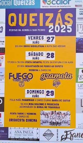 Fechas, información, programa, cartel, imágenes, mapa y ubicación de San Pedro de Queizás  en  Verín