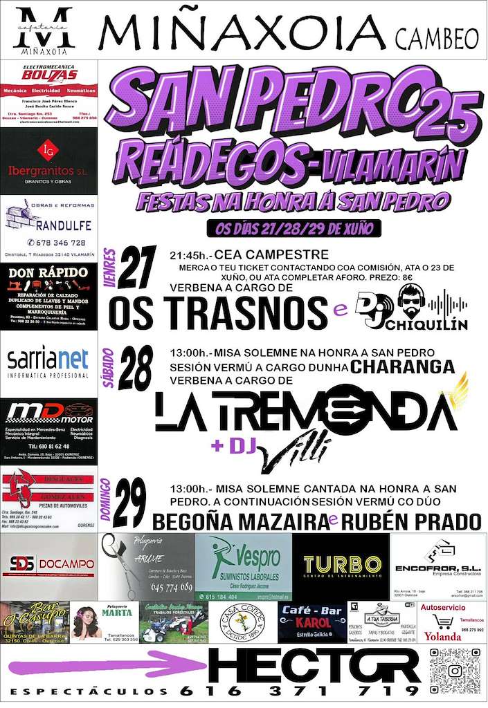 San Pedro de Reádegos en Vilamarín