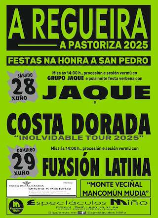 Fechas, información, programa, cartel, imágenes, mapa y ubicación de San Pedro de Rigueira  en  A Pastoriza