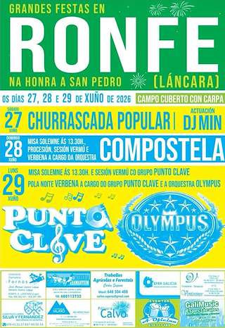 Fechas, información, programa, cartel, imágenes, mapa y ubicación de San Pedro de Ronfe (2026) en Láncara
