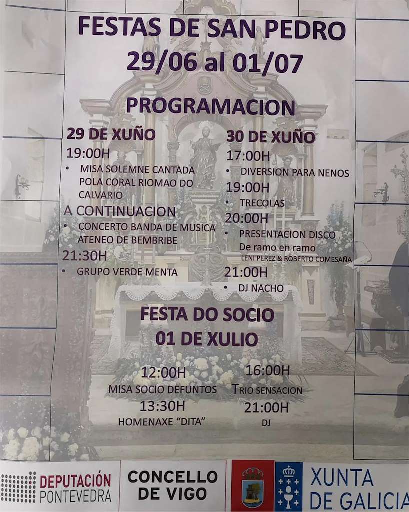 San Pedro de Sárdoma en Vigo