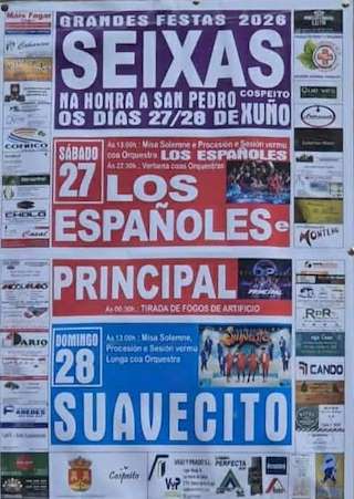 Fechas, información, programa, cartel, imágenes, mapa y ubicación de San Pedro de Seixas  (2026) en Cospeito
