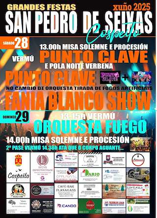Fechas, información, programa, cartel, imágenes, mapa y ubicación de San Pedro de Seixas   en  Cospeito
