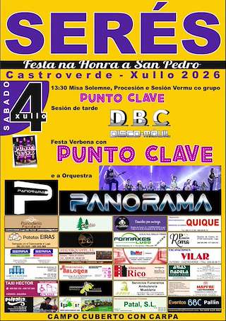 Fechas, información, programa, cartel, imágenes, mapa y ubicación de San Pedro de Serés (2026)  en  Castroverde
