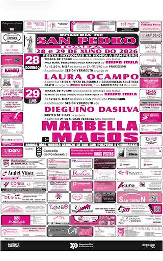 Fechas, información, programa, cartel, imágenes, mapa y ubicación de San Pedro de Tomeza (2026) en Pontevedra