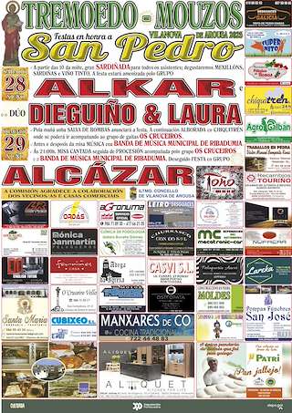 Fechas, información, programa, cartel, imágenes, mapa y ubicación de San Pedro de Tremoedo  en  Vilanova de Arousa