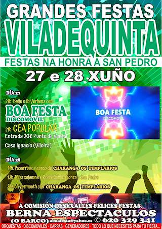 Fechas, información, programa, cartel, imágenes, mapa y ubicación de San Pedro de Viladequinta (2026) en Carballeda de Valdeorras