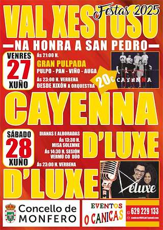 Fechas, información, programa, cartel, imágenes, mapa y ubicación de San Pedro do Val de Xestoso   en  Monfero