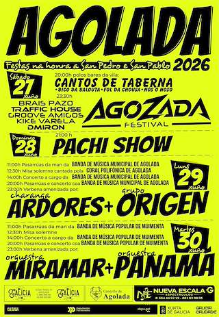 Fechas, información, programa, cartel, imágenes, mapa y ubicación de San Pedro e San Pablo (2026) en Agolada