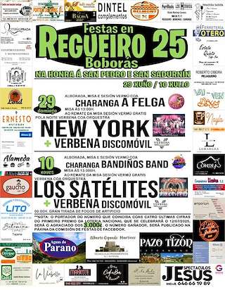 Fechas, información, programa, cartel, imágenes, mapa y ubicación de San Pedro e San Sadurnín de O Regueiro  en  Boborás