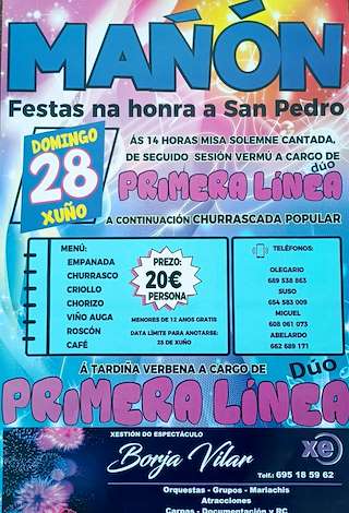Fechas, información, programa, cartel, imágenes, mapa y ubicación de San Pedro (2026) en Mañón