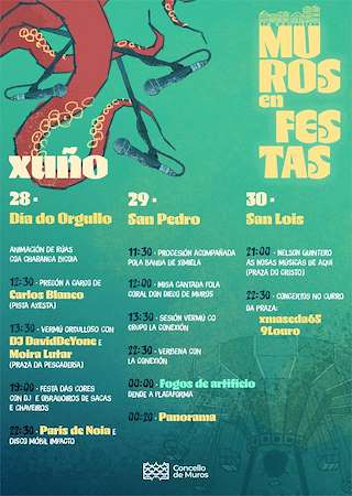 Fechas, información, programa, cartel, imágenes, mapa y ubicación de San Pedro (2026) en Muros