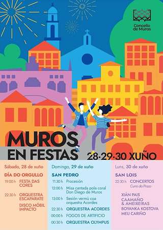 Fechas, información, programa, cartel, imágenes, mapa y ubicación de San Pedro  en  Muros