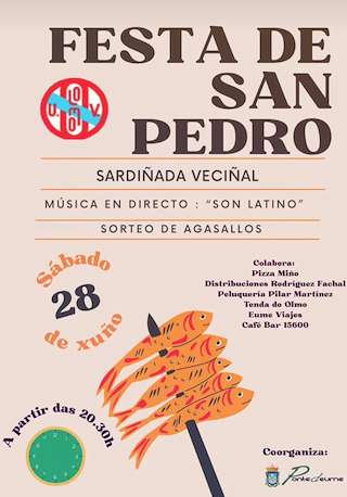 Fechas, información, programa, cartel, imágenes, mapa y ubicación de San Pedro   en  Pontedeume
