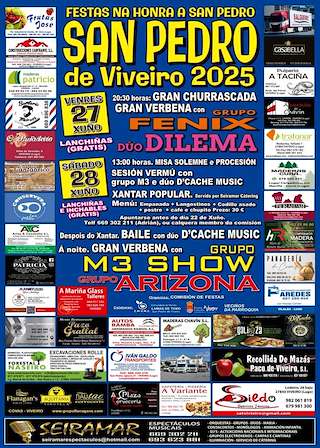 Fechas, información, programa, cartel, imágenes, mapa y ubicación de San Pedro   en  Viveiro