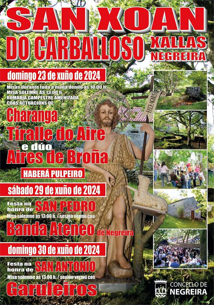 San Pedro y San Antonio de Xallas en Negreira