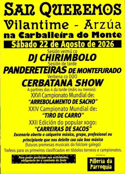 San Queremos de Vilantime (2026) en Arzúa