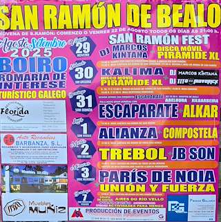 Fechas, información, programa, cartel, imágenes, mapa y ubicación de San Ramón de Bealo  en  Boiro