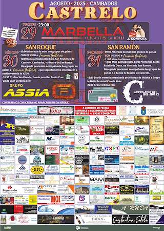 Fechas, información, programa, cartel, imágenes, mapa y ubicación de San Ramón de Castrelo  en  Cambados