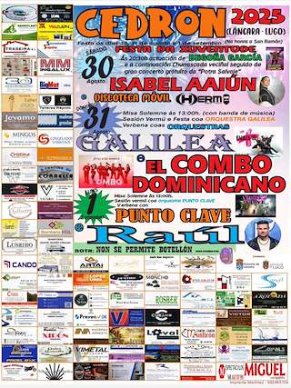 Fechas, información, programa, cartel, imágenes, mapa y ubicación de San Ramón de Cedrón  en  Láncara