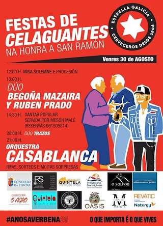 Fechas, información, programa, cartel, imágenes, mapa y ubicación de San Ramón de Celaguantes  en  A Peroxa