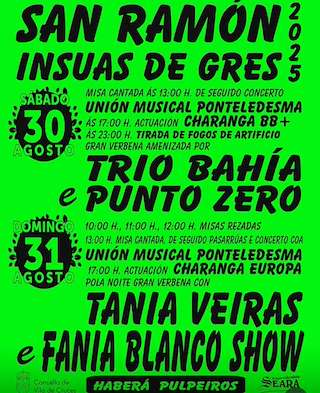 Fechas, información, programa, cartel, imágenes, mapa y ubicación de San Ramón de Insuas de Gres  en  Vila de Cruces