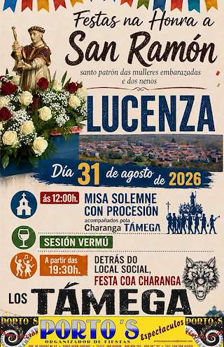 Fechas, información, programa, cartel, imágenes, mapa y ubicación de San Ramón de Lucenza (2026)  en  Cualedro