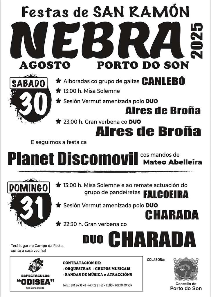 San Ramón de Nebra en O Porto do Son