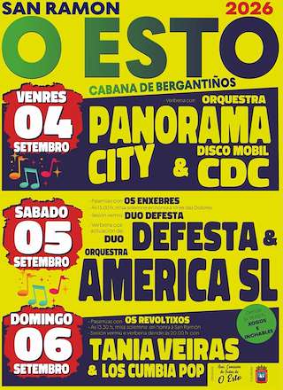 Fechas, información, programa, cartel, imágenes, mapa y ubicación de San Ramón de O Esto (2026) en Cabana de Bergantiños
