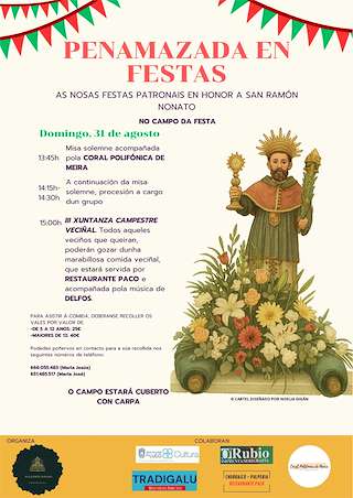 Fechas, información, programa, cartel, imágenes, mapa y ubicación de San Ramón de Penamazada  en  Pol