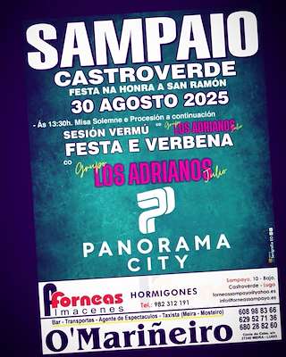 Fechas, información, programa, cartel, imágenes, mapa y ubicación de San Ramón de Sampaio  en  Castroverde