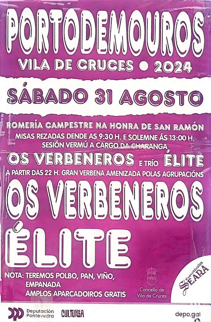 San Ramón en Portodemouros en Vila de Cruces