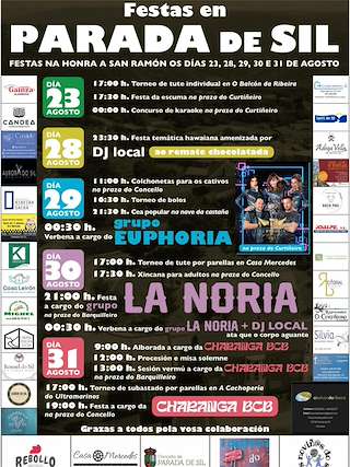 Fechas, información, programa, cartel, imágenes, mapa y ubicación de San Ramón Nonato  en  Parada de Sil