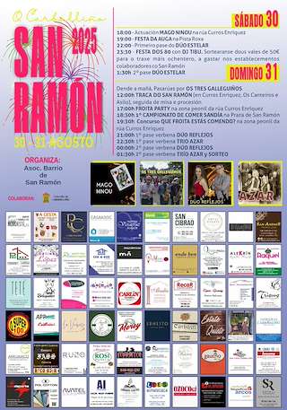 Fechas, información, programa, cartel, imágenes, mapa y ubicación de San Ramón  en  O Carballiño