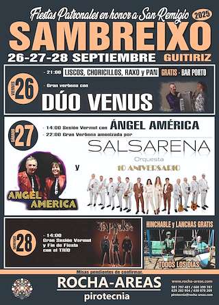 Fechas, información, programa, cartel, imágenes, mapa y ubicación de San Remigio de Sambreixo   en  Guitiriz