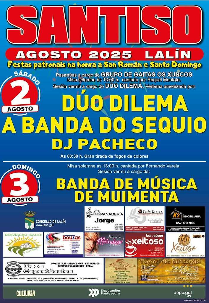 San Román e Santo Domingo de Santiso en Lalín