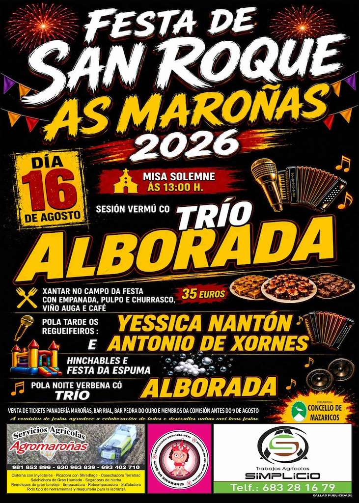 San Roque das Maroñas (2026) en Mazaricos